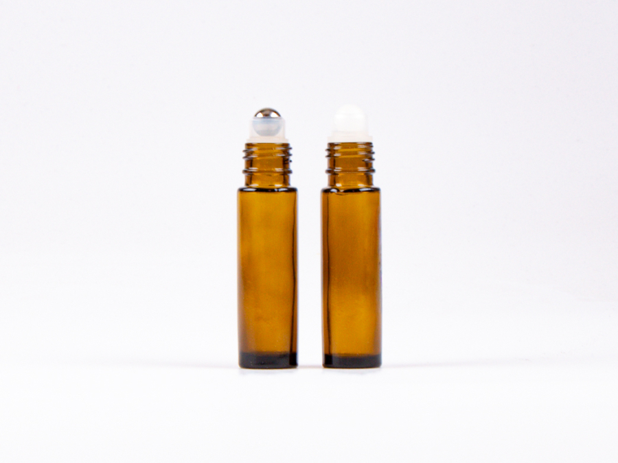 Roll On Braunglas 10ml - Deckel Color